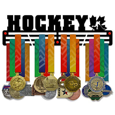 Ice Hockey Medal Hanger — Ice Hockey Medal Display Rack - Metallic Art